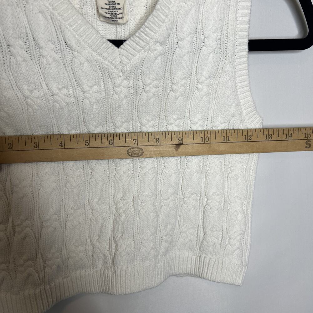 Happily Grey Kids Size Large 10/12 Cable Knit V-Neck Pullover Cardigan Sweater - Picture 4 of 7